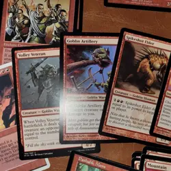 Pashalik Mons's GOBLINS Pure Red Tribal Commander Deck ALL 100 Magic Cards MTG - Image 5