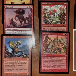 Pashalik Mons's GOBLINS Pure Red Tribal Commander Deck ALL 100 Magic Cards MTG - Image 8