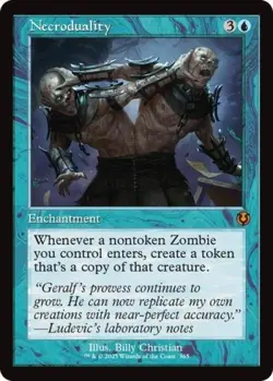 Necroduality (Retro Frame) - Light Play MTG Innistrad Remastered - Image 1