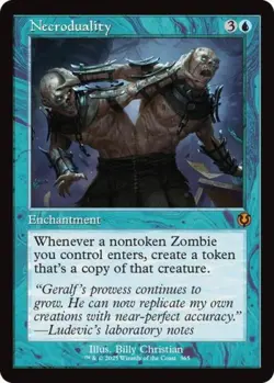 Necroduality (Retro Frame) - Light Play MTG Innistrad Remastered - Image 2