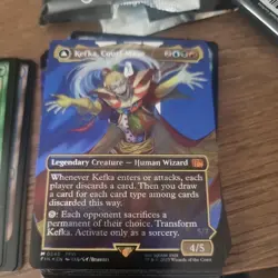 Kefka, Court Mage - Borderless - Surge Foil - MtG Final Fantasy - Image 1