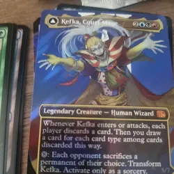 Kefka, Court Mage - Borderless - Surge Foil - MtG Final Fantasy - Image 2