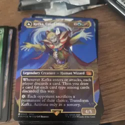 Kefka, Court Mage - Borderless - Surge Foil - MtG Final Fantasy - Image 3