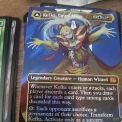 Kefka, Court Mage - Borderless - Surge Foil - MtG Final Fantasy - Image 4