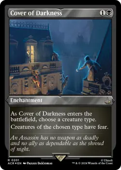 FOIL   Cover of Darkness (Foil Etched) - Universes Beyond: Assassin's Creed - Image 1