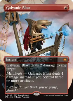 FOIL  - Galvanic Blast (Borderless) - Special Guests (SPG) - Image 1