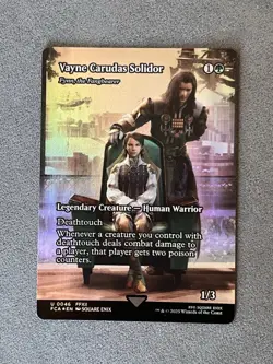MTG - Vayne Carudas Solidor - FOIL Showcase - Final Fantasy - FCA 0046 - M/NM - Image 1