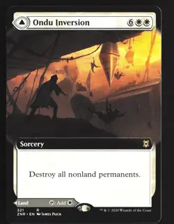 MTG - Ondu Inversion - Extended Art - Zendikar Rising - NM #321 - Image 1