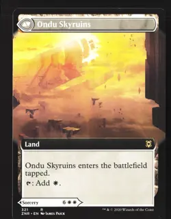 MTG - Ondu Inversion - Extended Art - Zendikar Rising - NM #321 - Image 4