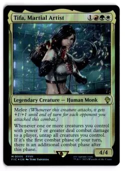 MTG - Tifa, Martial Artist #6 - Commander: FINAL FANTASY - NM FOIL - Image 1