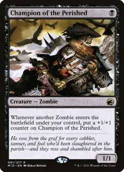 MTG Champion of the Perished  Stamped ** Midnight Promos ** English (NM) - Image 3