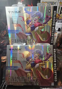 TWO New Magic the Gathering: Final Fantasy Collector Booster Omega X2 IN HAND - Image 2
