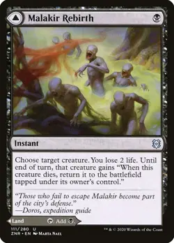 MTG Malakir Rebirth // Malakir Mire ** Zendikar Rising ** English (NM) - Image 1