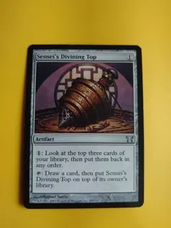 Sensei's Divining Top. Artifact. Champions of Kamigawa Magic the Gathering Card. - Image 1
