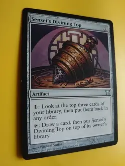 Sensei's Divining Top. Artifact. Champions of Kamigawa Magic the Gathering Card. - Image 3