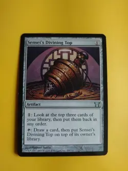 Sensei's Divining Top. Artifact. Champions of Kamigawa Magic the Gathering Card. - Image 6