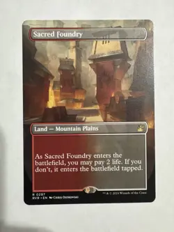 Sacred Foundry (Borderless) Ravnica Remastered Regular - Image 1