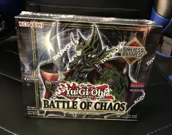 Yugioh Battle of Chaos 1st Ed. Booster Box (24 Booster Packs) Brand New Sealed - Image 1
