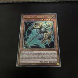 Artifact Lancea RA01-EN006 Quarter Century Rare QCR 1st Edition Mint Yugioh - Image 3