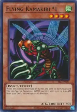 Yu-Gi-Oh Card 25th Anniversary - SRL-EN091 - FLYING KAMAKIRI #1 (rare) - NM/Mint - Image 2