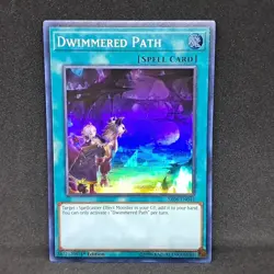 Dwimmered Path SR08-EN041  1st Edition Super Rare NM Near Mint Yu-Gi-Oh! Card - Image 1