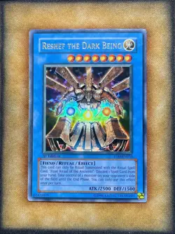 Yugioh Reshef the Dark Being TLM-EN033 Ultra Rare 1st Ed LP - Image 1