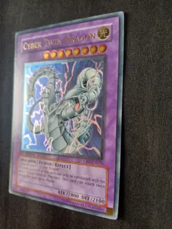 Yu-Gi-Oh Cyber Twin Dragon CRV-EN035 Ultimate Rare 1st Edition Mint - Image 2