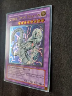 Yu-Gi-Oh Cyber Twin Dragon CRV-EN035 Ultimate Rare 1st Edition Mint - Image 8