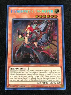 Yugioh Fiendsmith Engraver RA04-EN049 1st Secret (NM) - Image 1