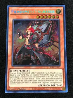 Yugioh Fiendsmith Engraver RA04-EN049 1st Secret (NM) - Image 2