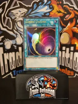 Cosmic Cyclone DUDE-EN043 Ultra Rare 1st Edition YuGiOh - Image 1