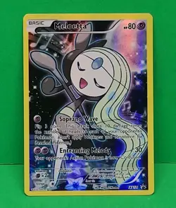 Meloetta XY120 Black Star Promo Full Art Holo Rare Pokemon Card LP/NM - Image 1