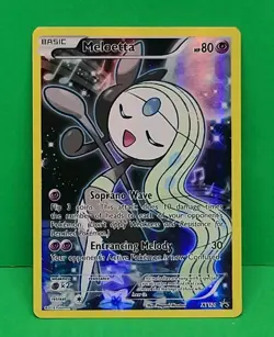Meloetta XY120 Black Star Promo Full Art Holo Rare Pokemon Card LP/NM - Image 2