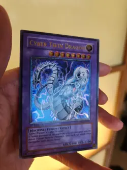 Yugioh! Cyber Twin Dragon CRV-EN035 Ultimate Rare 1st Edition NM/Mint - Image 3