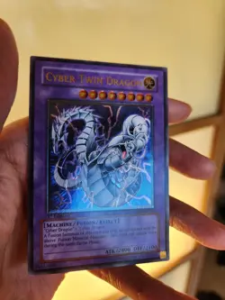 Yugioh! Cyber Twin Dragon CRV-EN035 Ultimate Rare 1st Edition NM/Mint - Image 4