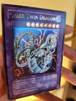 Yugioh! Cyber Twin Dragon CRV-EN035 Ultimate Rare 1st Edition NM/Mint - Image 5
