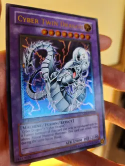 Yugioh! Cyber Twin Dragon CRV-EN035 Ultimate Rare 1st Edition NM/Mint - Image 9