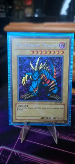 Tri-Horned Dragon LOB-000 unlimited NM - Image 1