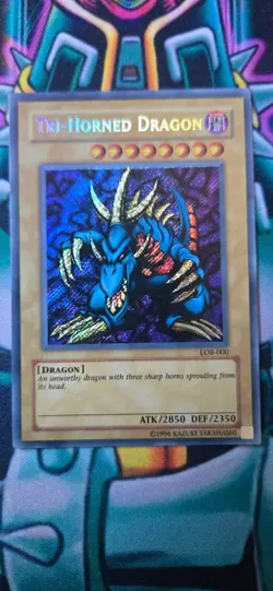 Tri-Horned Dragon LOB-000 unlimited NM - Image 7