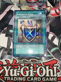 Knight’s Title Parallel Secret Rare ROD-EN002 Yugioh Promo MP-LP - Image 4
