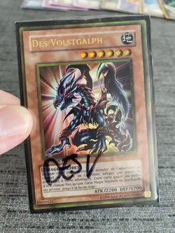 Yu-gi-oh! Card Des Volstgaph GLD2-FR002 Gold Rare French Used - Image 15