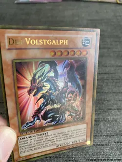 Yu-gi-oh! Card Des Volstgaph GLD2-FR002 Gold Rare French Used - Image 4