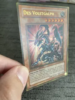 Yu-gi-oh! Card Des Volstgaph GLD2-FR002 Gold Rare French Used - Image 6