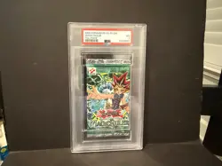 2002 Yugioh Magic Ruler Foil Pack Booster Graded 7 PSA NM - Image 1
