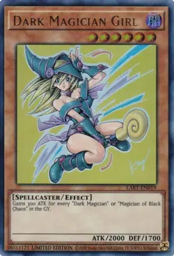 Dark Magician Girl (2020) LART-EN019 The Lost Art Promotion Limited Edition - Image 1
