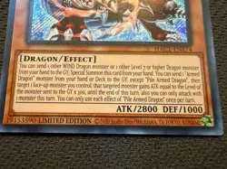 Pile Armed Dragon HAC1-EN174 Limited Edition Secret Rare Yu-Gi-Oh! - Image 2
