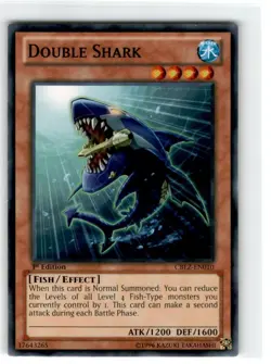 Yu-Gi-Oh! Double Shark Common CBLZ-EN010 Moderately Played 1st Edition - Image 1