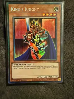 KICO-EN027 King's Knight Collector's Rare Yugioh 1st - Image 1