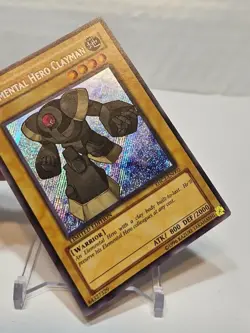Elemental Hero Clayman EHC2-EN002 Secret Rare Limited Edition Yugioh 6212 - Image 7