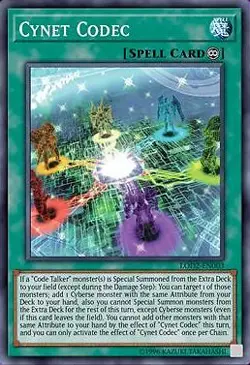 Cynet Codec (Legacy of the Duelist: Link Evolution) LOD2-EN003 Yu-Gi-Oh! Video Game Promotional Cards Unlimited - Image 1
